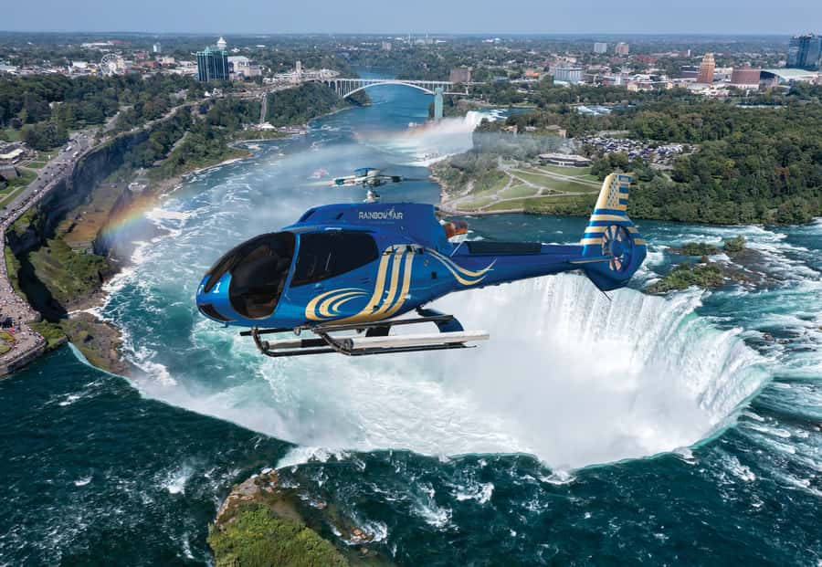 Niagara Falls, USA: Scenic Helicopter Flight over the Falls - Starting at Rainbow Air’s new Tourism Center