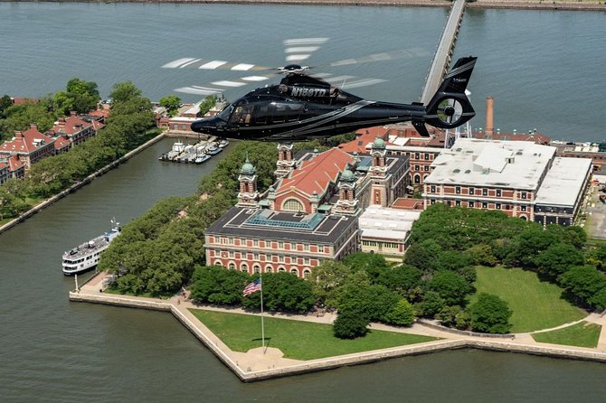 NY Helicopter Tour: Manhattan & Brooklyn (Heliport Fees Incl.) - The Statue of Liberty, Ellis Island, and Verrazano Narrows