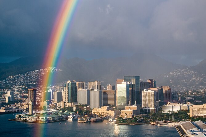 Oahu: 45 Minute Sights Unseen Helicopter Tour - Doors Off or On - Diamond Head and Honolulu Harbor set the scene