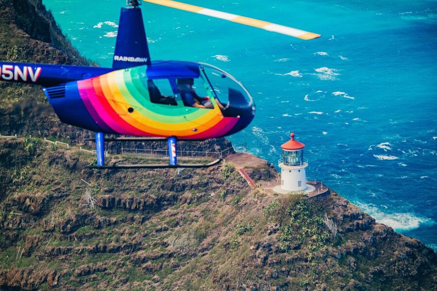 Oahu: Path to Pali 30-Minute Doors On or Off Helicopter Tour - Nuʻuanu Pali cliffs and rainforest