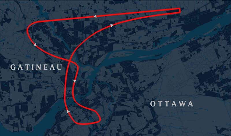 Ottawa: Helicopter Ride with Live Commentary - Chelsea and Gatineau Park: the green opening to the flight