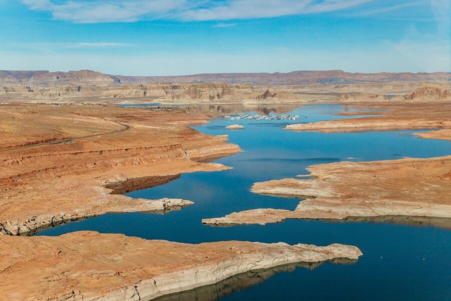 Page: Horseshoe Bend Helicopter Flight & Tower Butte Landing - Lake Powell, Glen Canyon Dam, and the Colorado River