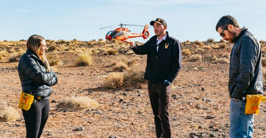 Page: Horseshoe Bend Helicopter Flight & Tower Butte Landing - What the Tower Butte landing feels like