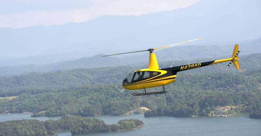 Pigeon Forge: Smoky Mountain and Lake Helicopter Trip - From the French Broad River to Douglas Dam