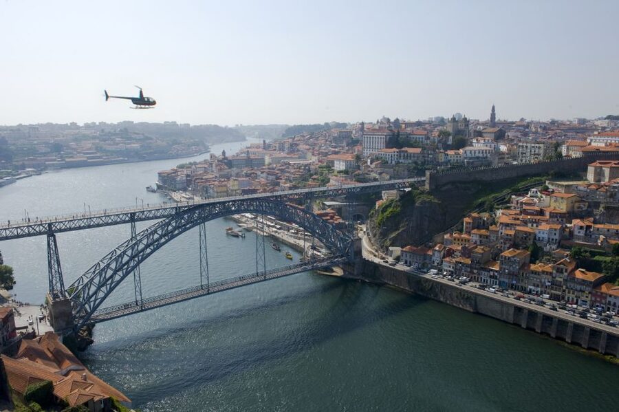 Porto: Douro River Helicopter Tour - The bridges are the main event