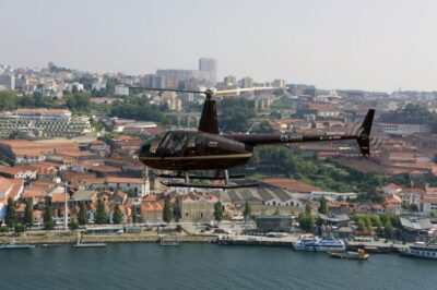 Porto: Douro River Helicopter Tour