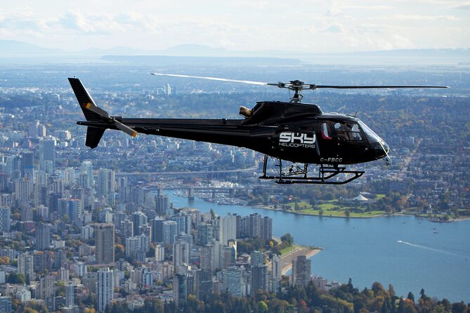 Pre/Post Cruise Helicopter Vancouver City Tour with Hotel Pickup - What $312.25 buys you