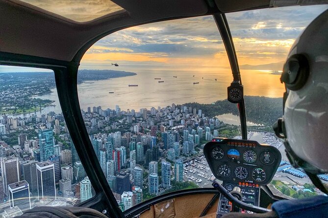 Pre/Post Cruise Helicopter Vancouver City Tour with Hotel Pickup - Taking to the air over Vancouver