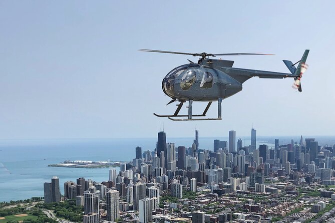 Private 45-Minute Chicago Skyline Helicopter Tour - Flying from Schaumburg to the Chicago skyline