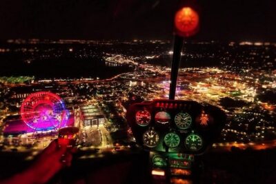 Private Helicopter After-hours 48 Miles Tour Theme Parks&Downtown