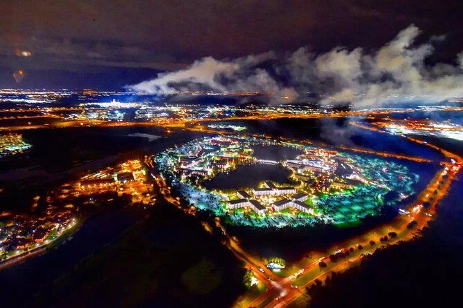 Private Helicopter After-hours 48 Miles Tour Theme Parks&Downtown - The pilot adds more than a view