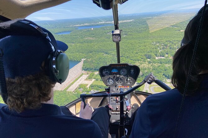 Private Helicopter Flight Lesson from Westchester - Weather, aircraft maintenance, and schedule changes