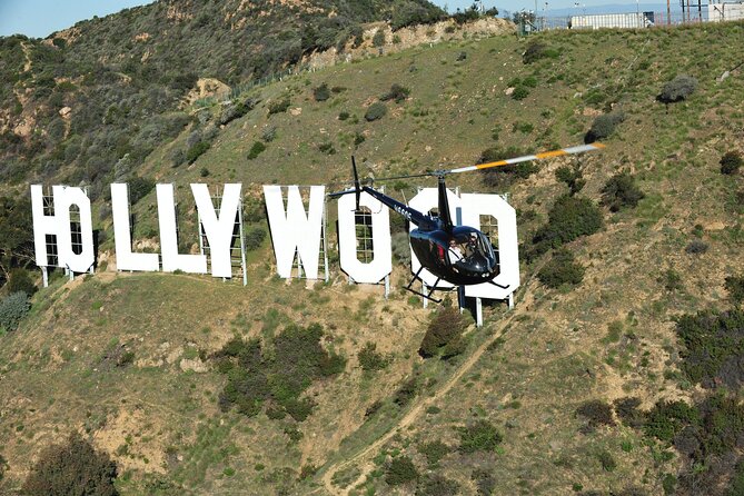Private Helicopter Ride to Hollywood Sign - A private ride from Burbank
