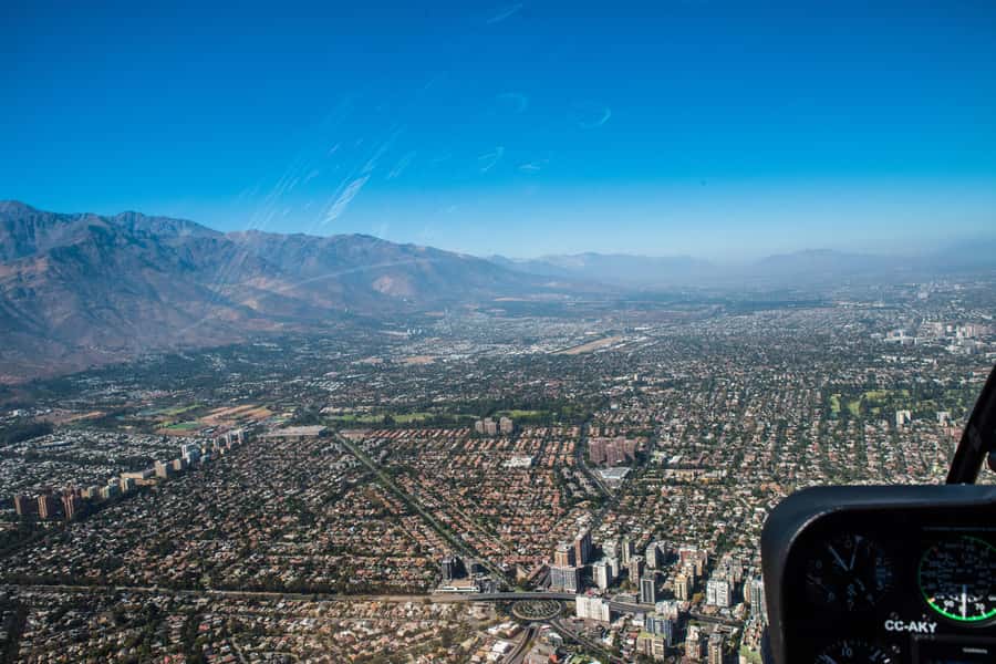 Private Helicopter Tour above Santiago with hotel transport - My verdict on the helicopter experience