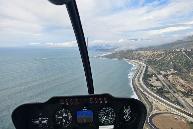 Private Helicopter Tour in Santa Barbara - Downtown Santa Barbara from above