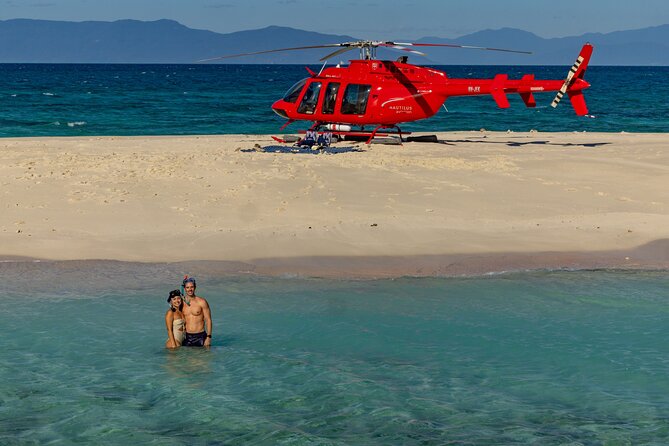Private Helicopter Tour: Reef Island Snorkeling and Gourmet Picnic Lunch - Key points at a glance