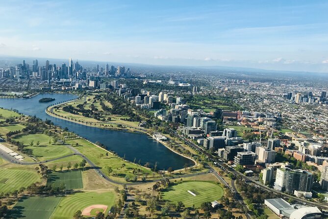 Private Melbourne Skyline Helicopter Ride - The MCG and Parliament House views