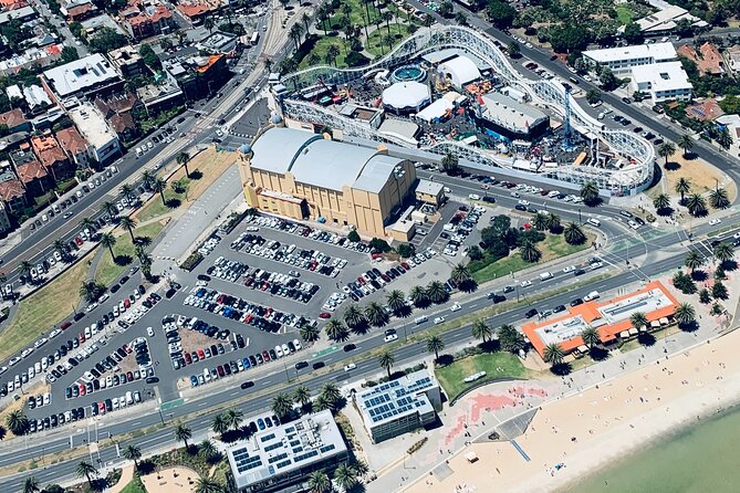 Private Melbourne Skyline Helicopter Ride - Port Phillip Bay and the final skyline view