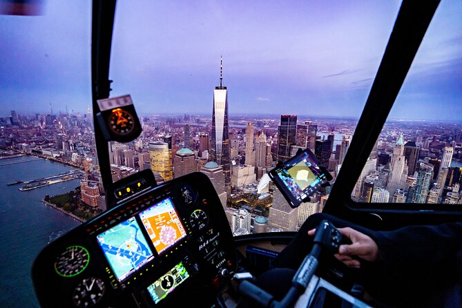 Private Romantic NYC Helicopter Scenic Charter with Champagne - The Manhattan heliport plan
