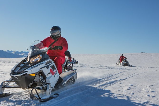 Queenstown Heli-Snowmobiling Adventure - A helicopter route to the Garvie Plateau