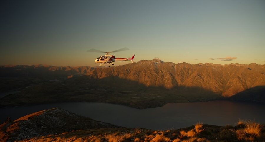 Queenstown: Remarkables Helicopter Flight & Alpine Landing - Leaving Queenstown for the Remarkables Spur