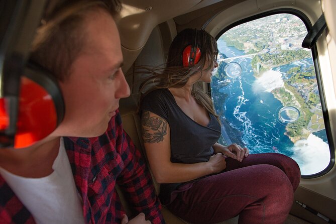 Rainbow Air Helicopter Tours over Niagara Falls 2025 - Taking off at Niagara Falls International Airport
