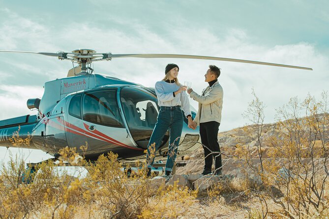 Red Rock Canyon Helicopter Tour with Landing and Champagne Toast - What the pilot adds to the experience