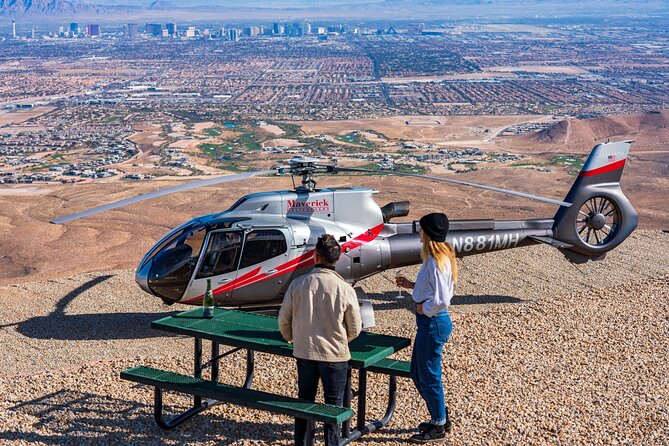 Red Rock Canyon Helicopter Tour with Landing and Champagne Toast - The first 12 minutes: desert cliffs from above