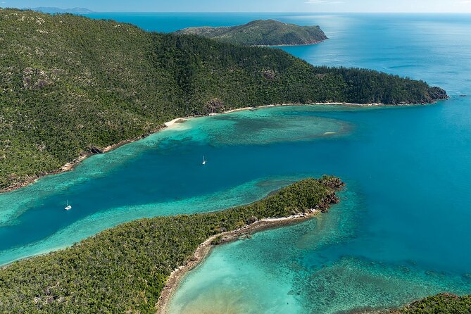 Reef & Whitehaven Spectacular - 60 Minute Helicopter Tour - Hook Reef leads out to the Great Barrier Reef