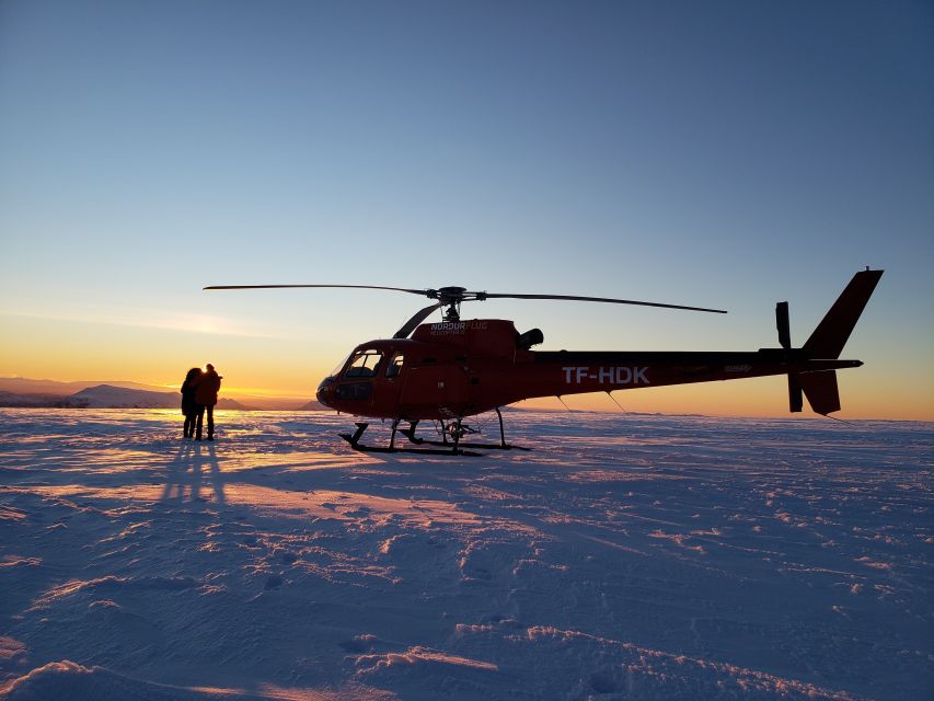 Reykjavik: Panoramic Helicopter Flight with Summit Landing - Leaving the city for a nearby mountain summit