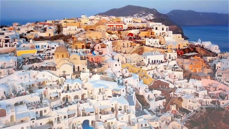 Santorini: 30 Minute Private Helicopter Flight - Why Santorini looks different from a helicopter