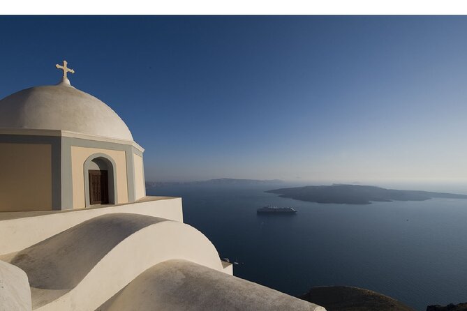 Santorini 360: Helicopter Ride, Must-See Sights & Wine Tasting - Pyrgos Kallistis adds lanes, churches, and a hilltop view