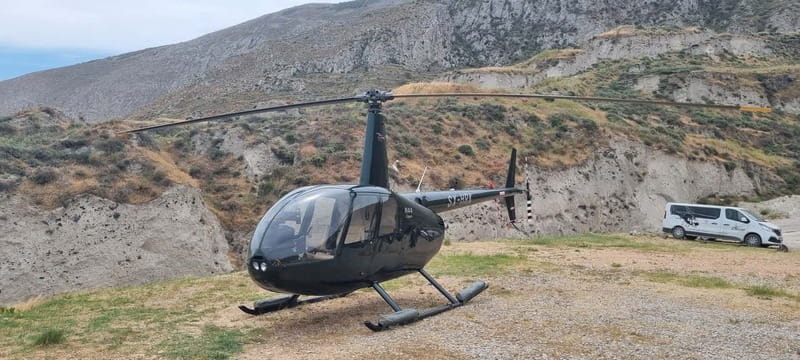 Santorini: Helicopter Sightseeing Flight Over Caldera - Pickup from 13 Santorini locations