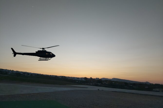 Santorini Helicopter Sightseeing Tours - Thira from above