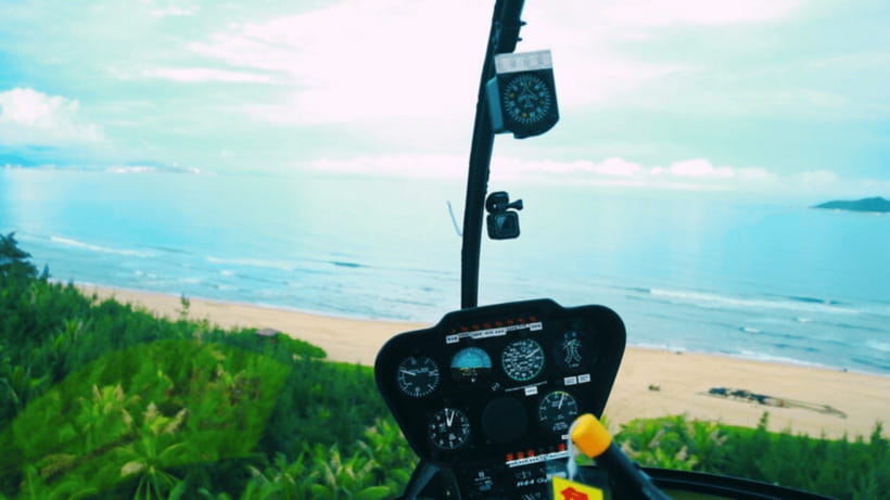 Sanya: Helicopter Tour over Haitang Bay with Atlantis Views - What the helicopter ride actually gives you