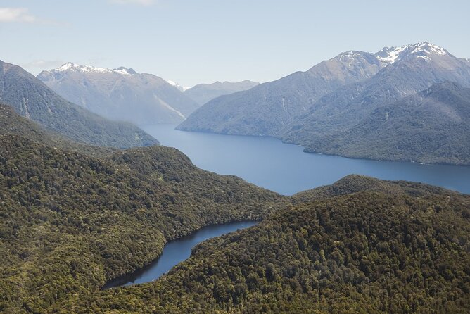 Scenic Helicopter & Kepler Guided Hike from Te Anau with Lunch - The helicopter flight over Lake Te Anau