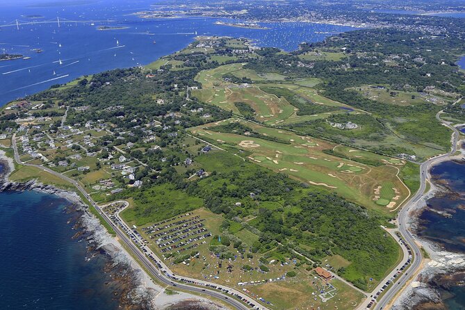 Scenic Tour of Newport, RI By Helicopter - 3 person Mansion Tour - Fort Adams and Newport’s festival grounds