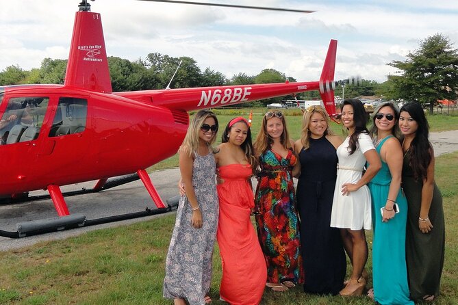 Scenic Tour of Newport, RI By Helicopter - 3 person Mansion Tour - Starting at Middletown’s airport