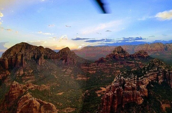Secret Wilderness Sedona Helicopter Sunset Tour - Doe Mountain, Cockscomb, and the canyon views