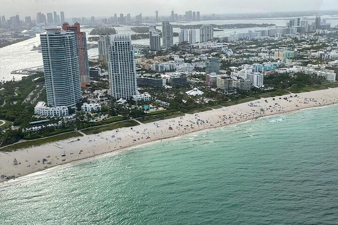 South Beach Miami Aerial Tour : Beaches, Mansions and Skyline - Leaving Miami Executive Airport