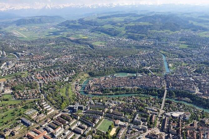 Swiss Capital city helicopter sightseeing tour - the ideal flight to see Berne - Bern’s local mountain and the wider Alpine view