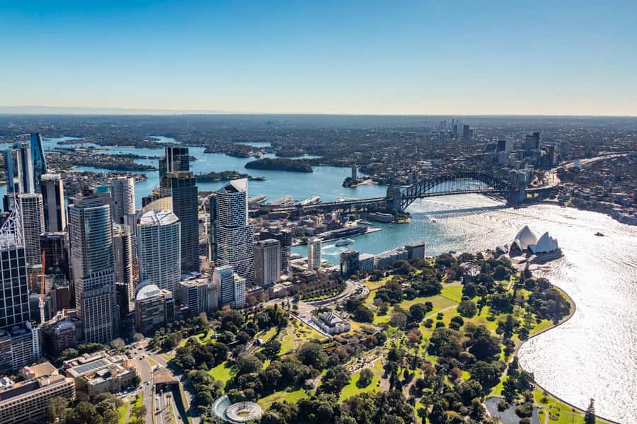 Sydney Harbour: 20 Minute Private Helicopter Flight for 2 - The harbour icons from above