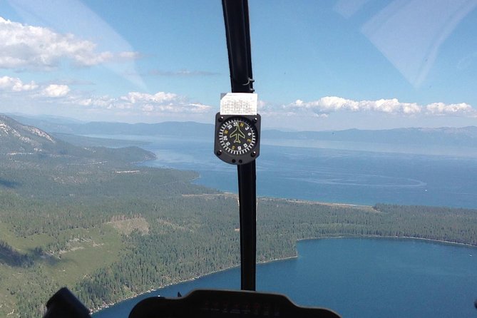 Tahoe Helicopter Tour: Lakes and Waterfalls - Emerald Bay gives you the big picture