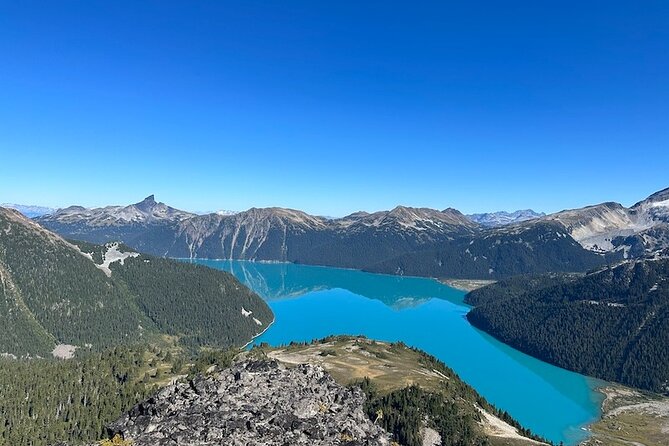 The Summit Helicopter Sightseeing Tour - Cheakamus Lake from above