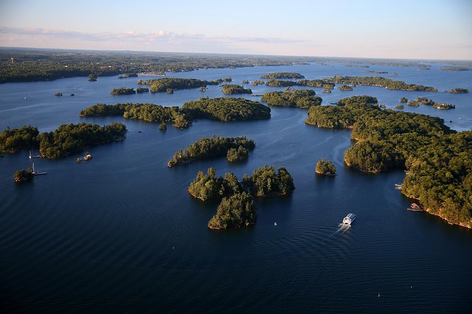 Thousand Islands Two Castle Helicopter Tour - Following the Thousand Islands Bridge