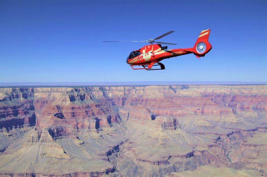 Tusayan: Grand Canyon Helicopter Ride with Optional Hummer - The Dragon Corridor completes the route