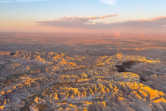 Ultimate Small Plane Aerial Tour to See Badlands National Park - The western gateway and Wall area