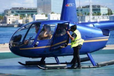 Unique Helicopter Flight with Optional Sailing Experience