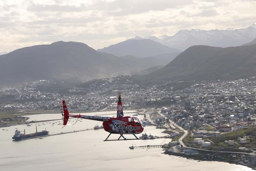 Ushuaia: Heart of the Andes Scenic Helicopter Adventure - Emerald Lagoon from the air