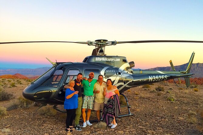 Valley of Fire Helicopter Tour and Landing with Champagne Toast - The return flight over the Las Vegas Strip